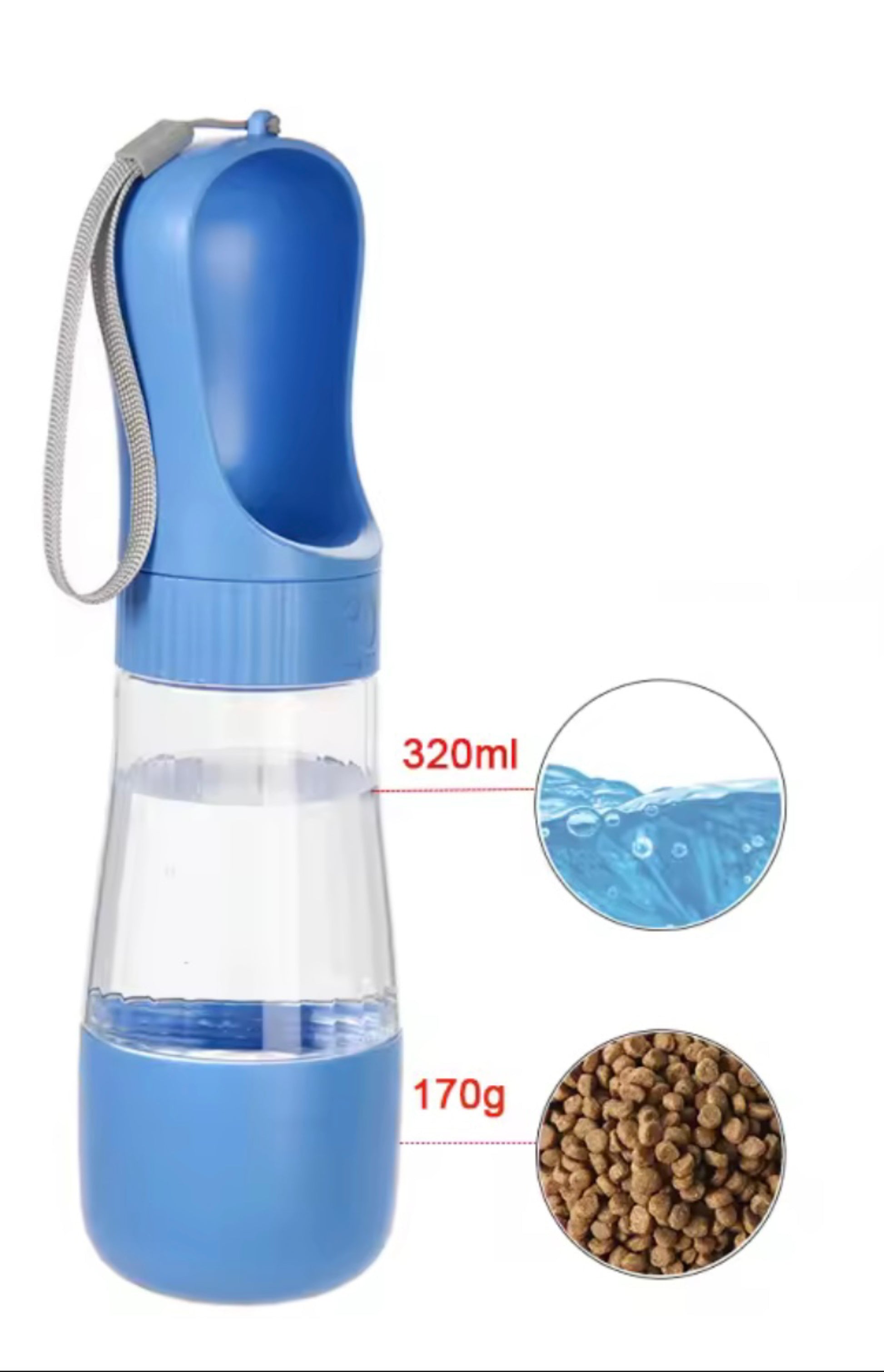 Gourde portable 2 en 1 Dogwalking